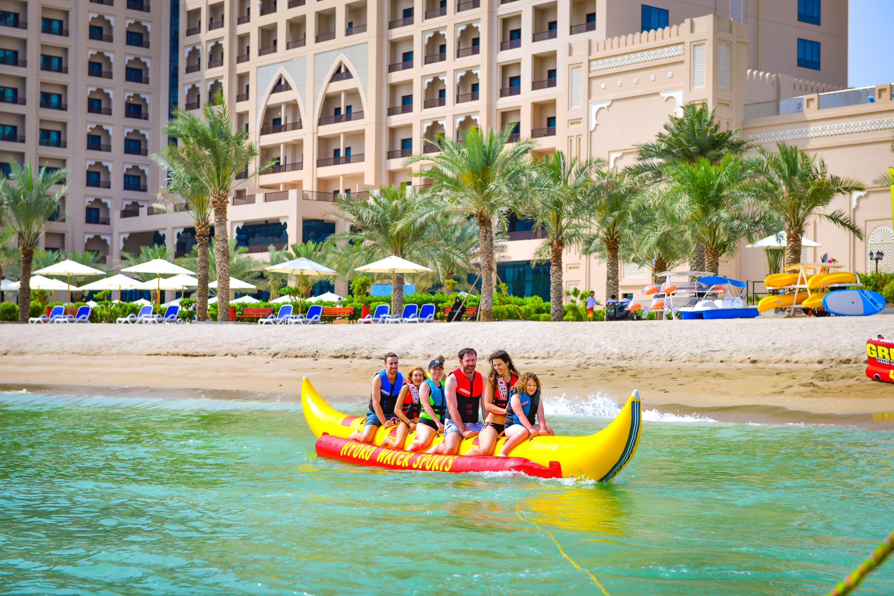 Al Bahar Hotel & Resort Fujairah Exterior photo Banana boat